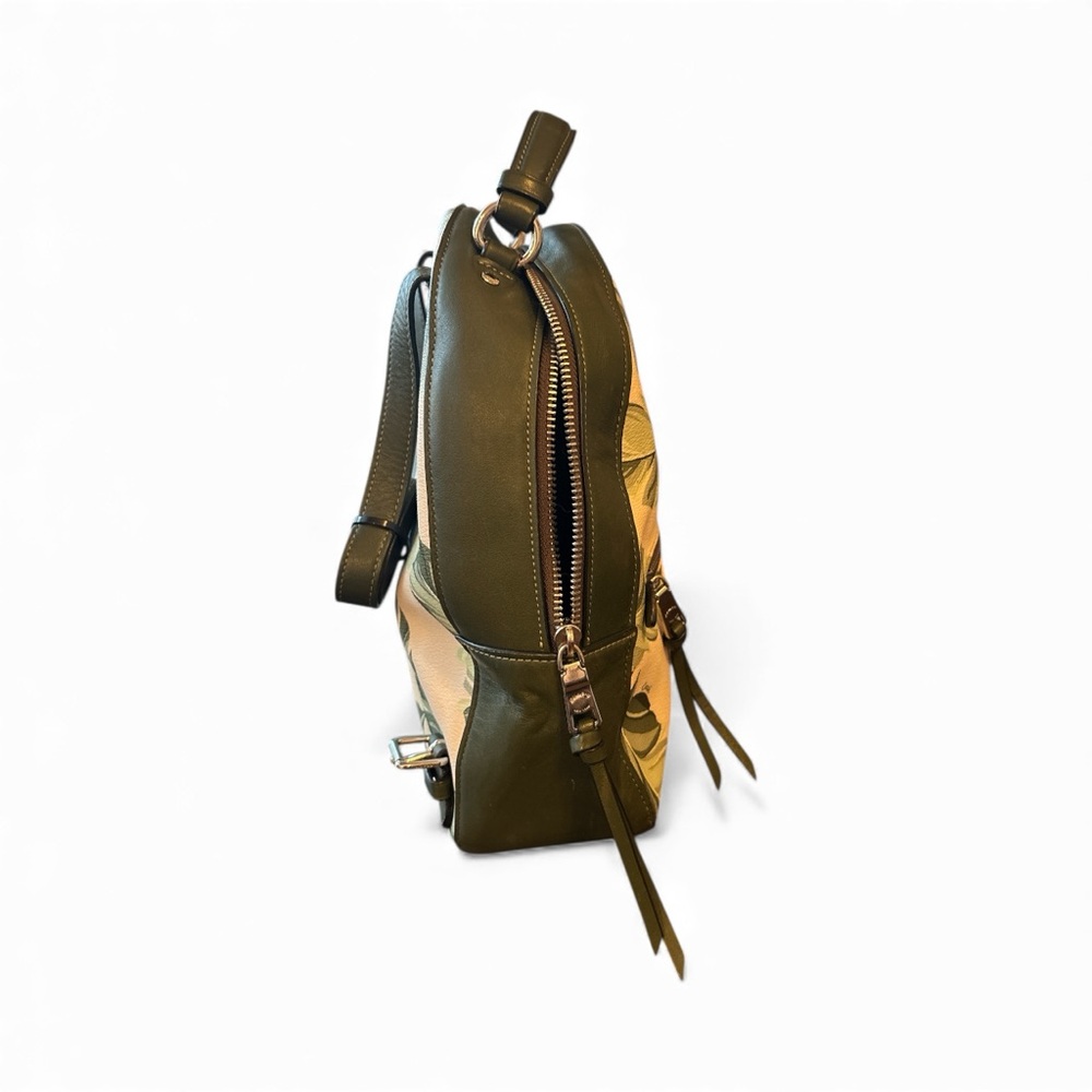 Coach‎ Green Leaf Print Backpack - image 3